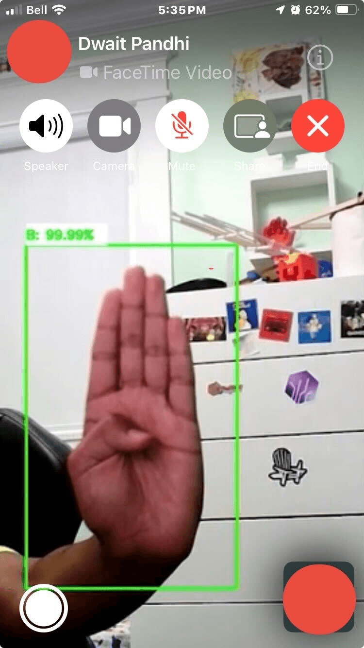 Screenshot of HandSpeak
